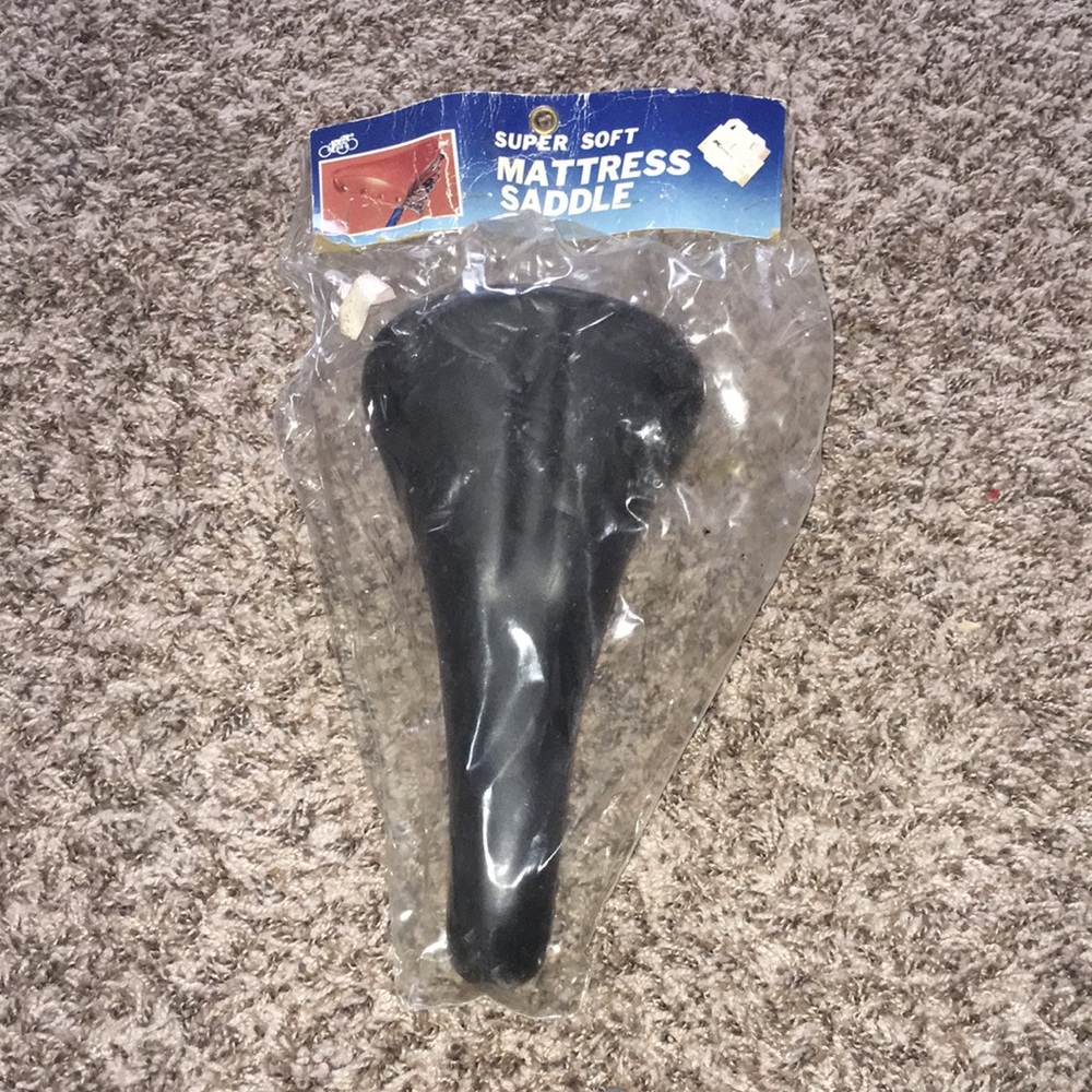 Black Super Soft Mattress Saddle Bike Seat